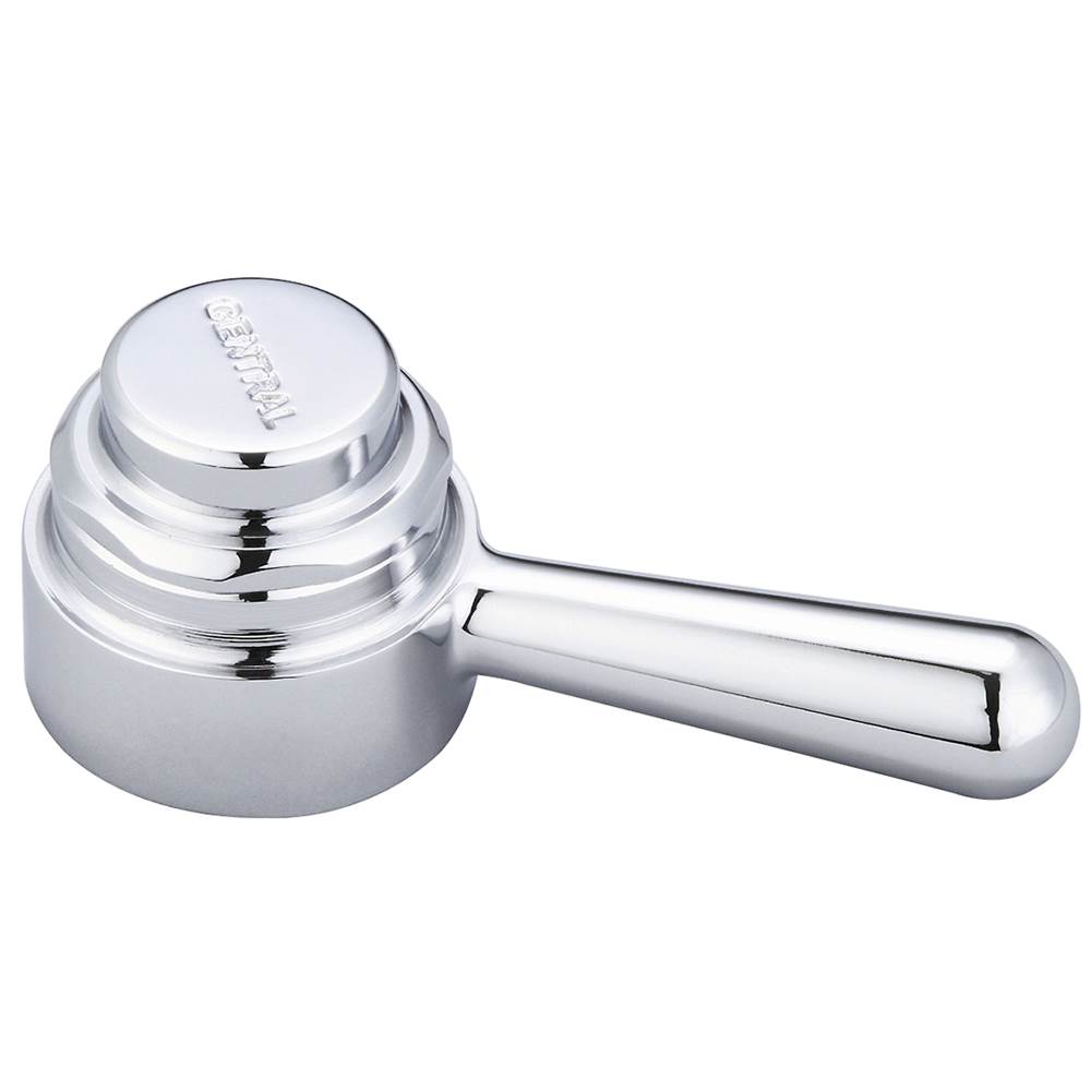 Central Brass Self-Closing Lever Handle