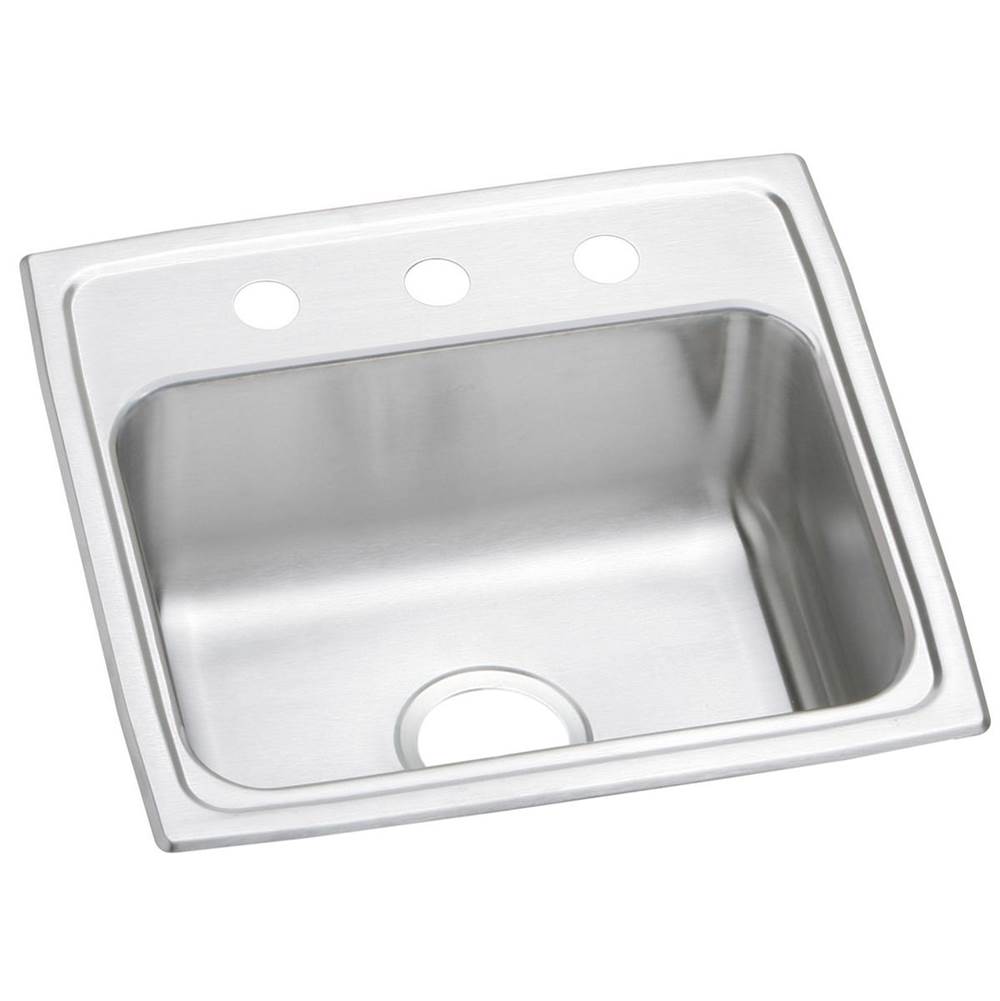 Elkay Celebrity Stainless Steel 19'' x 18'' x 7-1/8'', 1-Hole Single Bowl Drop-in Sink
