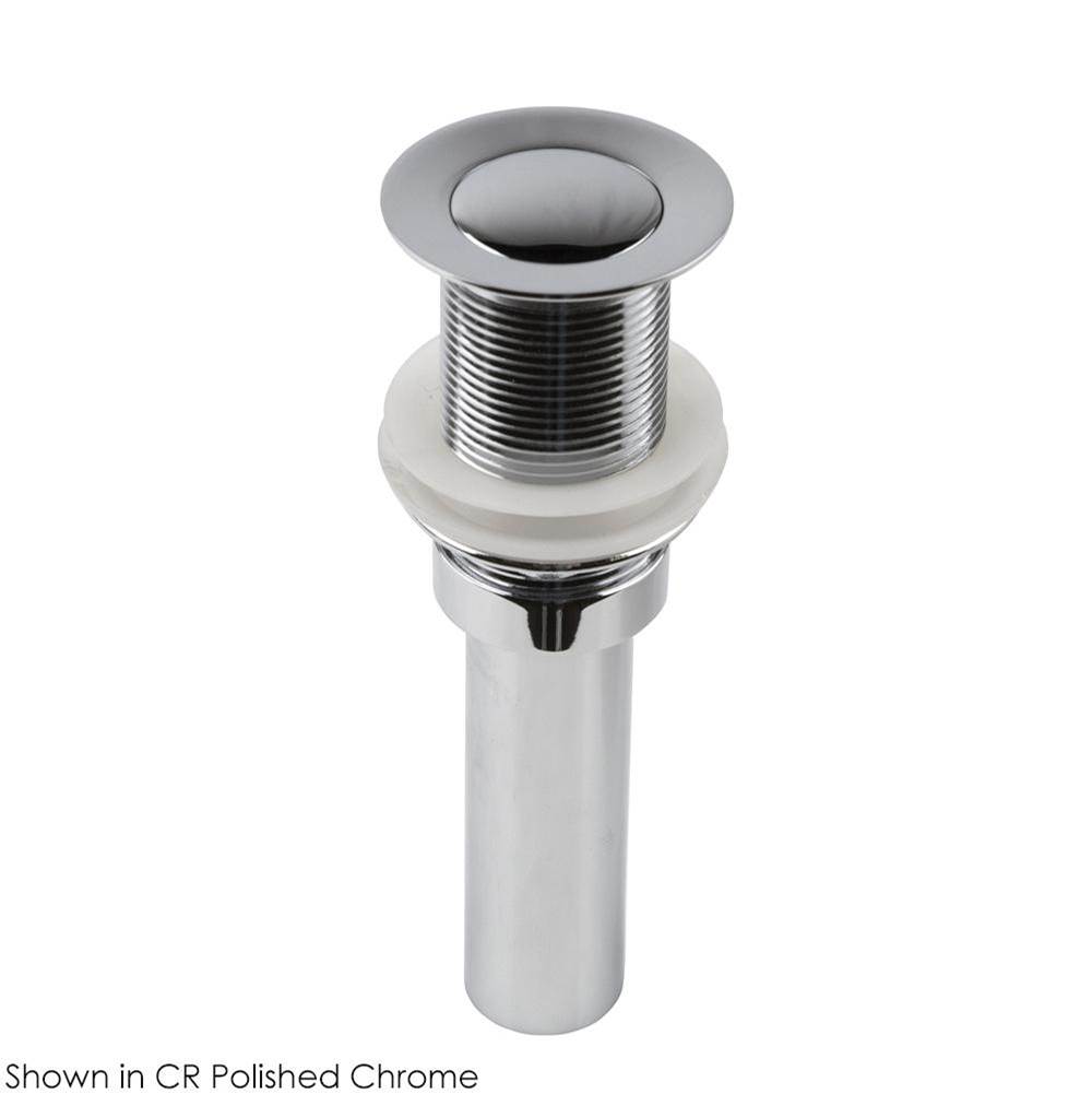 Lacava Click-clack drain for European sinks, no overflow holes, suitable for s. steel and concrete sinks.  DIAM: 2 1/2''