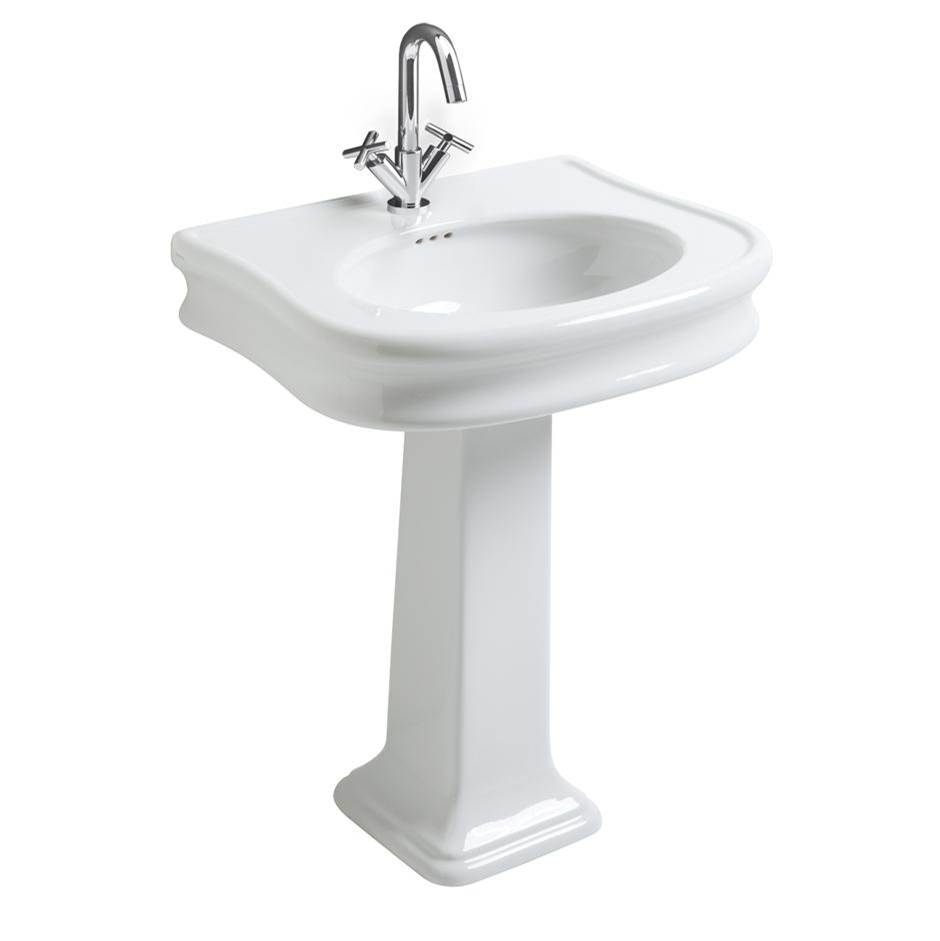 Lacava Wall-mount or vanity top porcelain Bathroom Sink with an overflow
