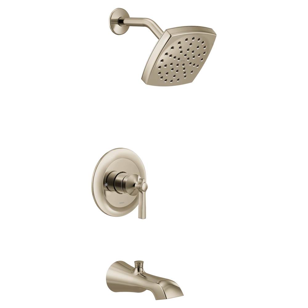 Moen Flara M-CORE 3-Series 1-Handle Tub and Shower Trim Kit in Polished Nickel (Valve Sold Separately)