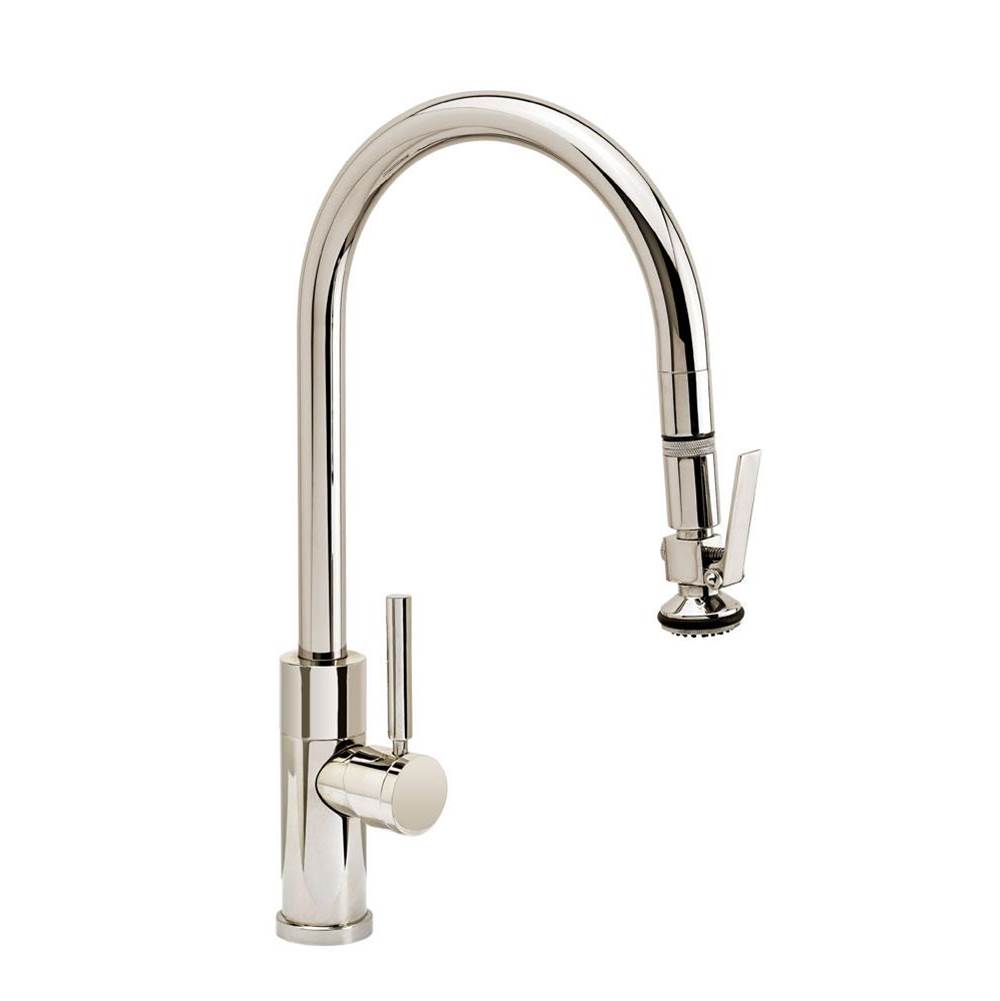 Waterstone Waterstone Modern PLP Pulldown Faucet - Lever Sprayer - Angled Spout